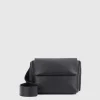 Online Aquatalia Soho Crossbody Black pebbled