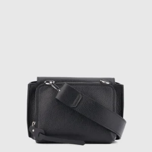 Online Aquatalia Soho Crossbody Black pebbled
